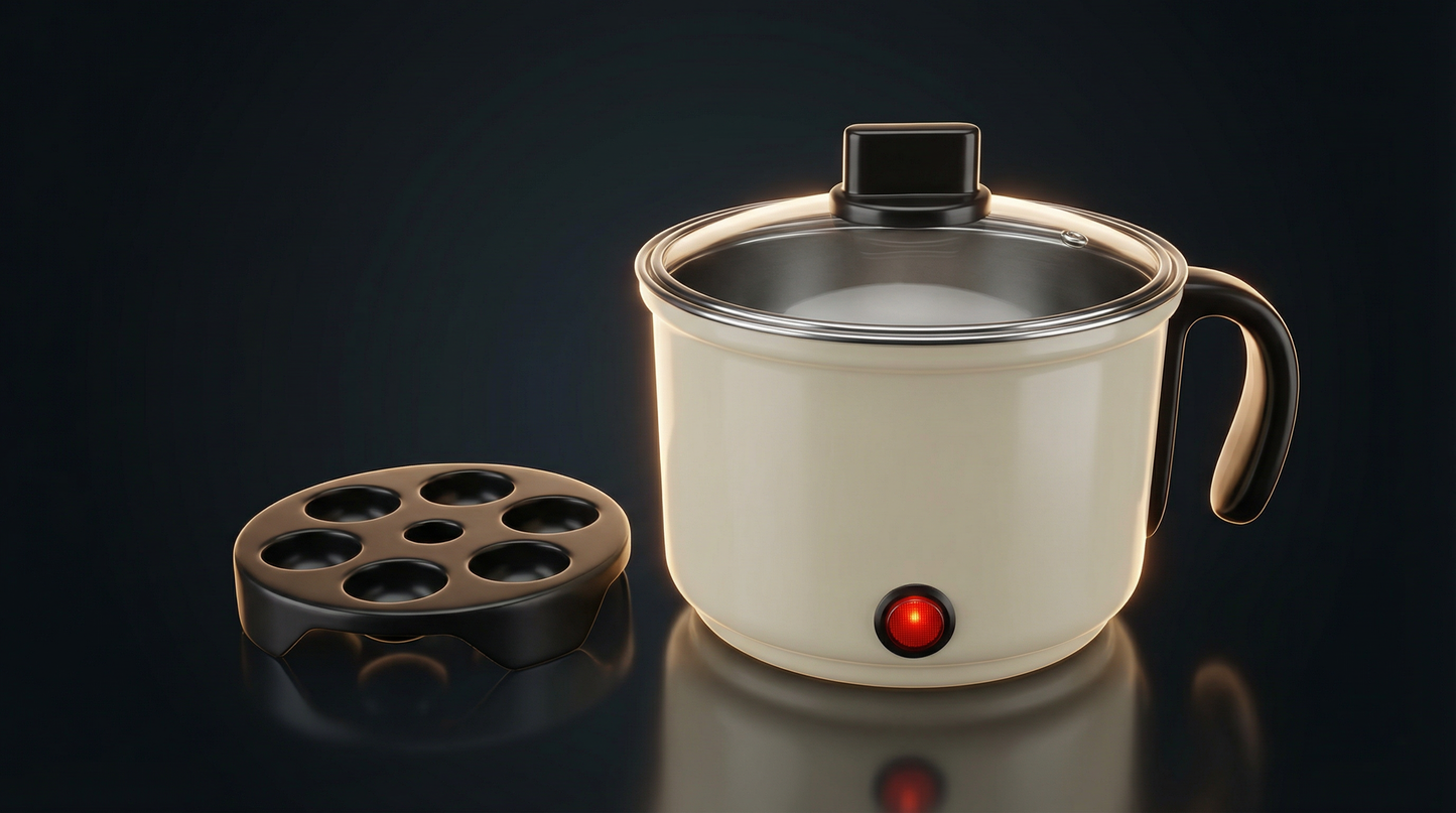 3-in-1 Electric Kettle & Cooker (1.2L)