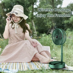 Smart 3-Speed Foldable Rechargeable Fan
