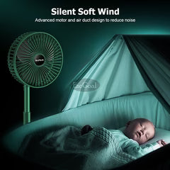 Smart 3-Speed Foldable Rechargeable Fan