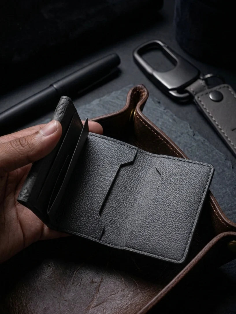 Pop Up Minimalist Wallet Cardholder Wallets for Men