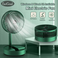 Smart 3-Speed Foldable Rechargeable Fan