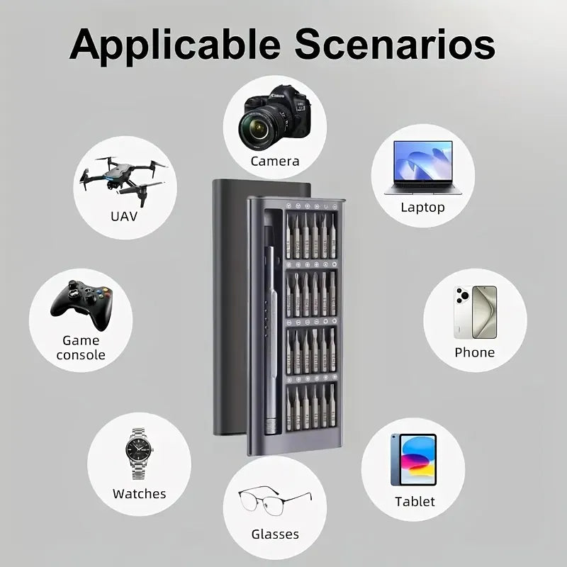 Professional 24-in-1 Magnetic Screwdriver Repair Tool Kit