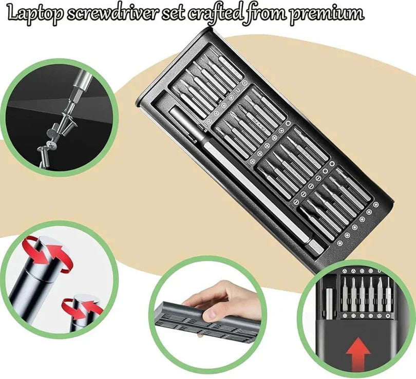 Professional 24-in-1 Magnetic Screwdriver Repair Tool Kit