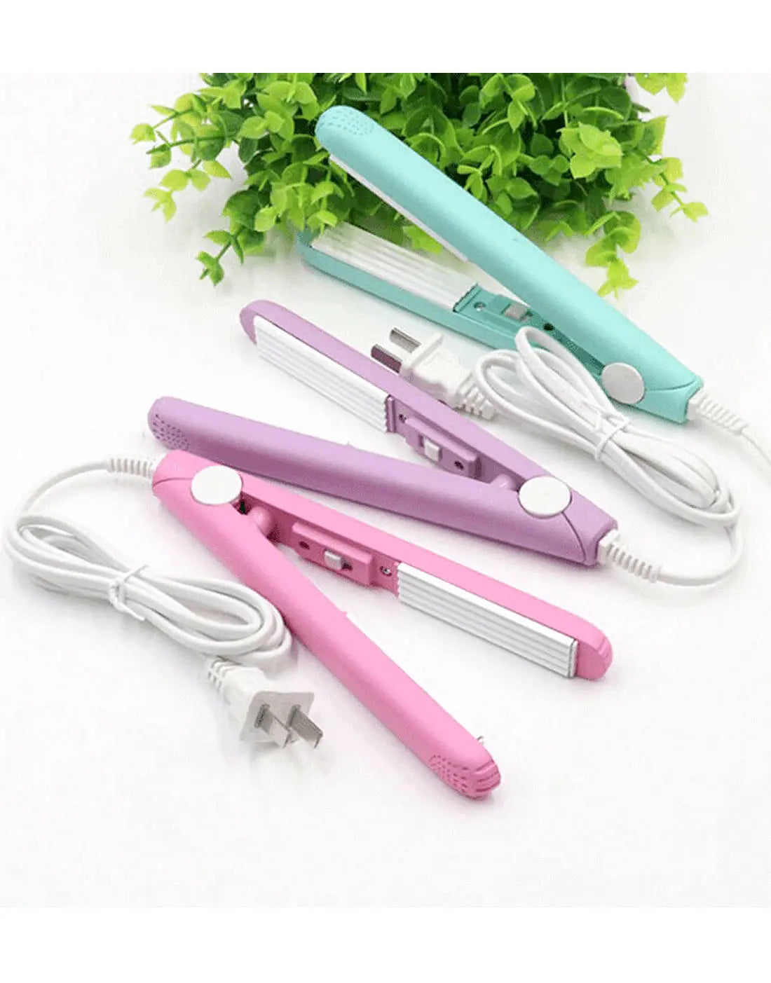 Mini Portable Hair Straightener for Travel & Quick Styling