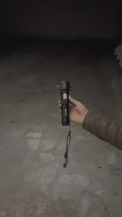 8-in-1 Multi-functional LED Torch, Emergency Window Breaker with Power Bank